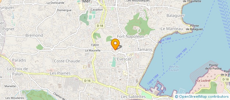 localisation de l'entreprise AUX GEAIS DE LA BICHE à LA SEYNE-SUR-MER