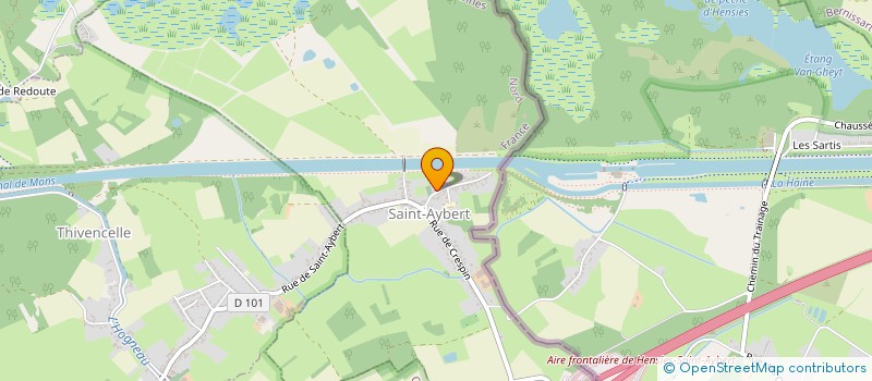 localisation de l'entreprise AUX GOURMANDISES AYBERTOISES à SAINT-AYBERT