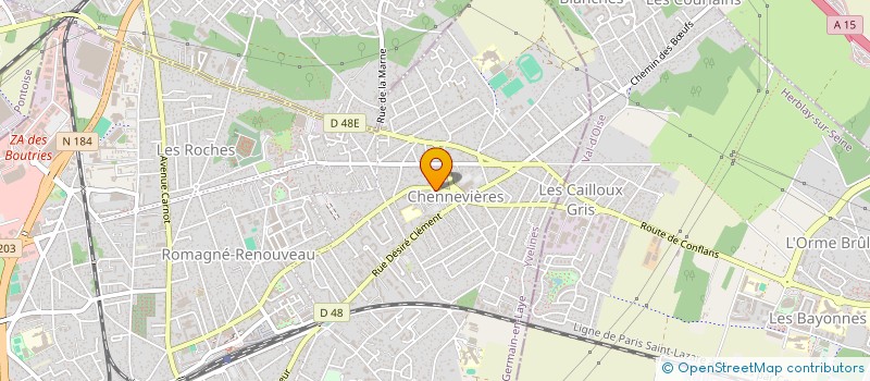 localisation de l'entreprise AUX GOURMANDISES DE CONFLANS  CONFLANS-SAINTE-HONORINE