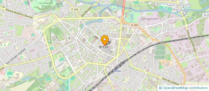 localisation de l'entreprise AUX GOURMANDISES DU BEFFROI  ARRAS