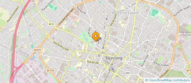 localisation de l'entreprise AUX GOURMANDISES DU PARC  TOURCOING