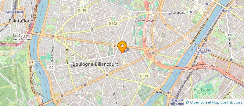 localisation de l'entreprise AUX GOURMANDISES DU PORTUGAL à BOULOGNE-BILLANCOURT