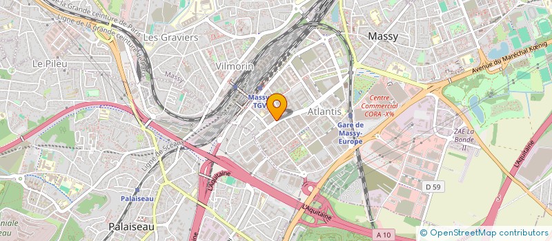 localisation de l'entreprise AUX GOURMANDS DE MASSY à MASSY