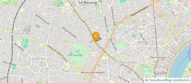 localisation de l'entreprise AUX GOURMETS D'ASIE à LE BOUSCAT