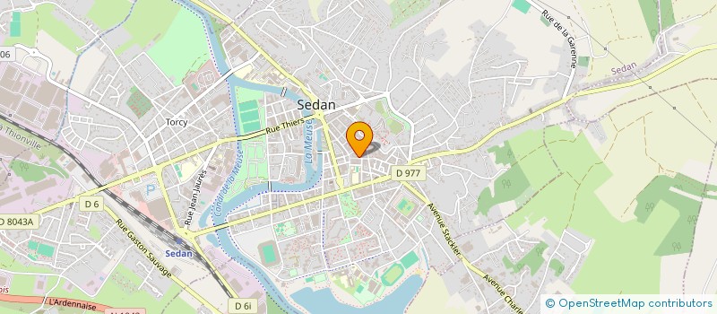localisation de l'entreprise AUX GOURMETS SEDANAIS  SEDAN