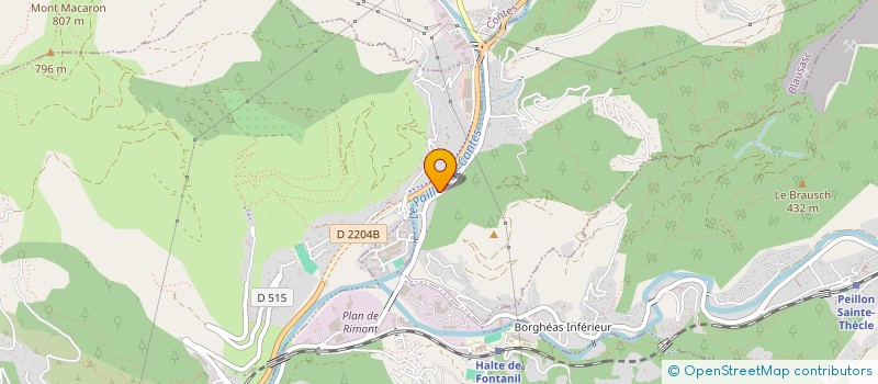 localisation de l'entreprise AUX GOUTS DE LUXE  BLAUSASC