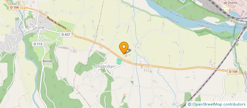 localisation de l'entreprise AUX GOUTS DES CHAMPS  CHABRILLAN