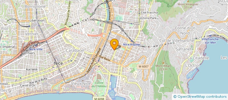 localisation de l'entreprise AUX GOUTS DES CHOSES à NICE