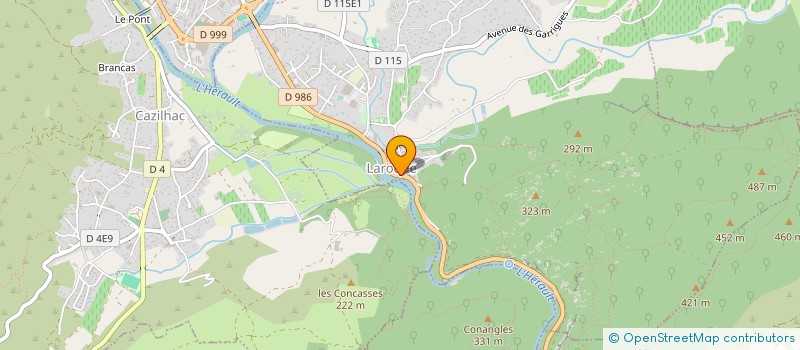 localisation de l'entreprise AUX GOUTS DU JOUR à LAROQUE