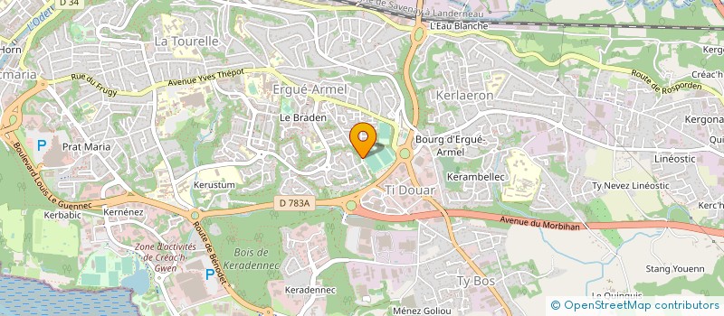 localisation de l'entreprise AUX GOUTS DU JOUR à QUIMPER