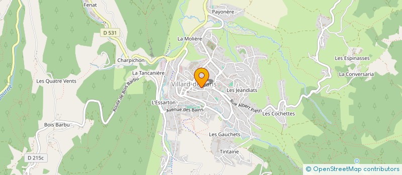 localisation de l'entreprise AUX GOUTS DU TERROIR à VILLARD-DE-LANS