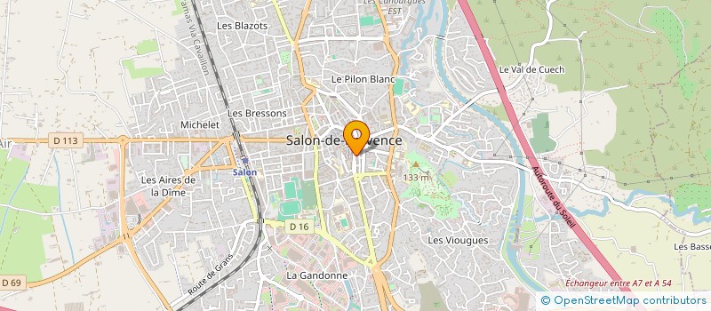 localisation de l'entreprise AUX GRAINS D'AROMES à SALON-DE-PROVENCE