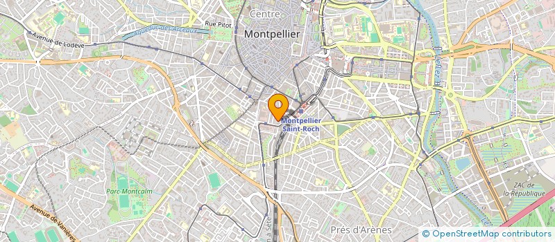 localisation de l'entreprise AUX GRAINS D'OR à MONTPELLIER