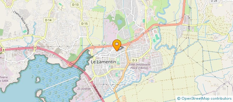 localisation de l'entreprise AUX GRAINS DES FOLIES à LE LAMENTIN