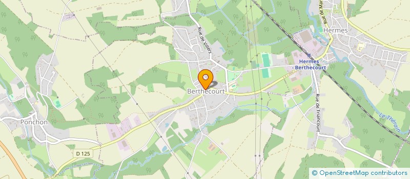 localisation de l'entreprise AUX GRANDES SAVEURS  BERTHECOURT