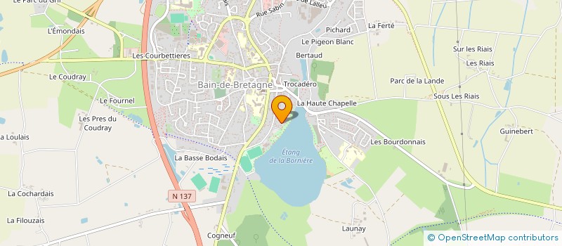 localisation de l'entreprise AUX GRANDS MOTS à LA NOE-BLANCHE