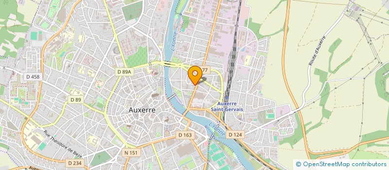 localisation de l'entreprise AUX GRILL à AUXERRE