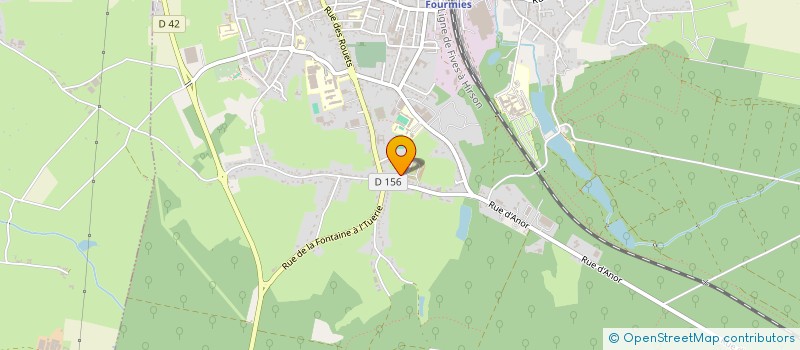 localisation de l'entreprise AUX HALLES FOURMISIENNES  FOURMIES