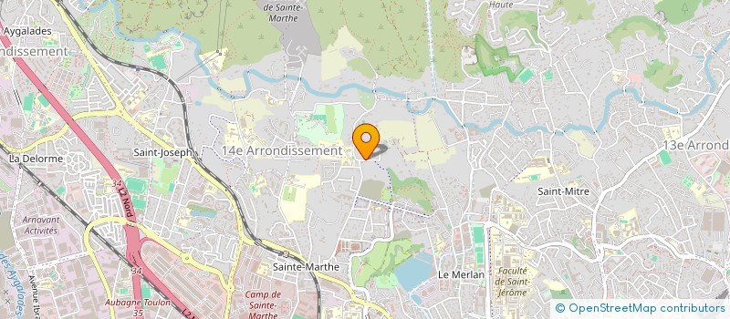 localisation de l'entreprise AUX HAMEAUX PROVENCAUX à MARSEILLE