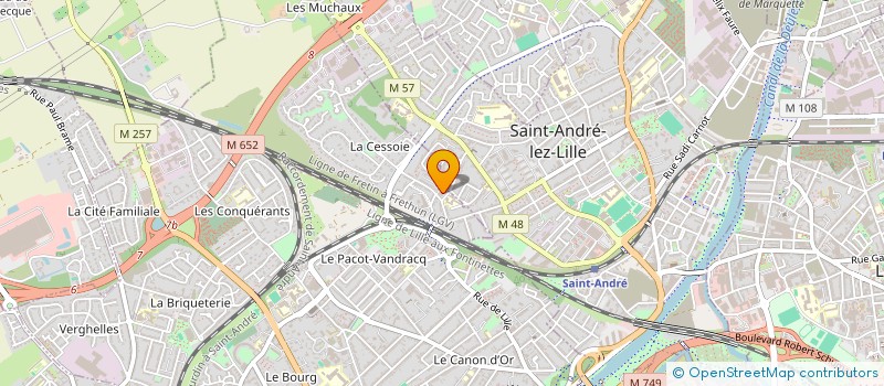localisation de l'entreprise AUX HEURES DOUCES GOUNOD à LAMBERSART
