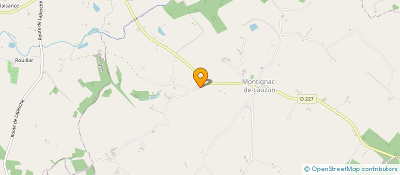 localisation de l'entreprise AUX HEURES PERDUES  MONTIGNAC-DE-LAUZUN