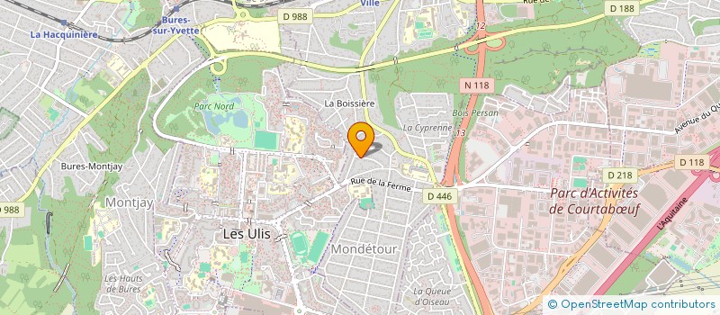 localisation de l'entreprise AUX JARDINS D'ANTOINE 1  ORSAY