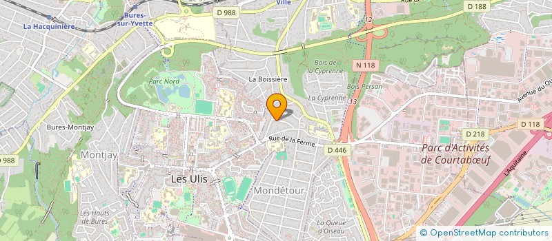 localisation de l'entreprise AUX JARDINS D'ANTOINE  ORSAY