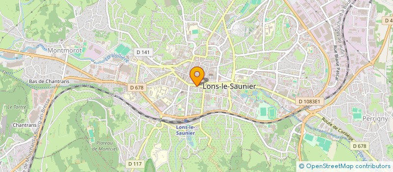 localisation de l'entreprise AUX JARDINS D'ELEONORE à LONS-LE-SAUNIER