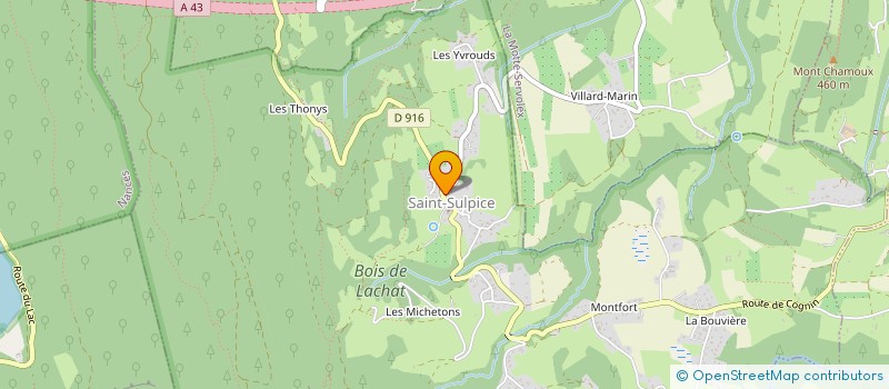 localisation de l'entreprise AUX JARDINS D ISABELLE  SAINT-SULPICE