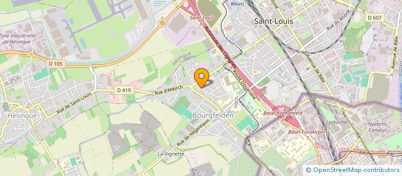 localisation de l'entreprise AUX JARDINS DE FRANCETTE à SAINT-LOUIS