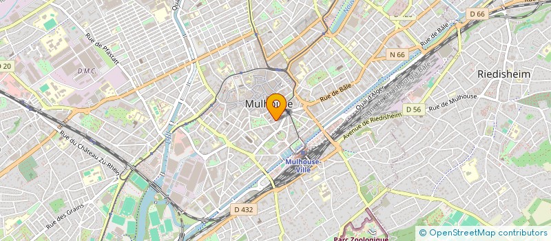 localisation de l'entreprise AUX JARDINS DE JADE  MULHOUSE