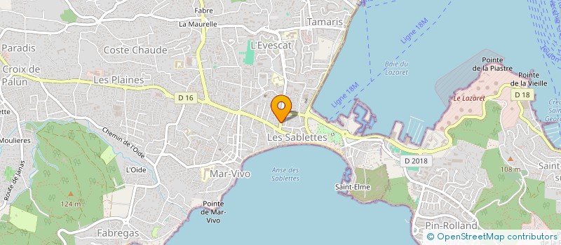 localisation de l'entreprise AUX JARDINS DE MAXIME AMENAGEMENTS  LA SEYNE-SUR-MER