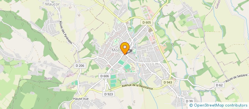 localisation de l'entreprise AUX JARDINS DE SISSI à MORLAAS