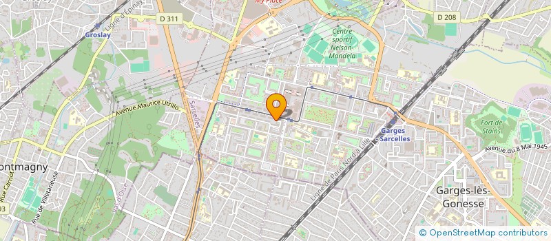 localisation de l'entreprise AUX JARDINS DES CHOLETTES à SARCELLES