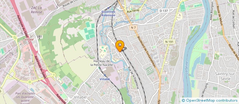 localisation de l'entreprise AUX JARDINS DES EPICES à CORBEIL-ESSONNES