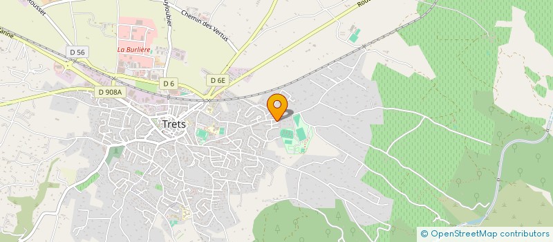 localisation de l'entreprise AUX JARDINS DU SUD à TRETS