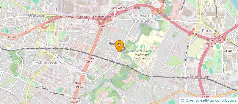 localisation de l'entreprise AUX JARDINS DU TOUCH à TOULOUSE