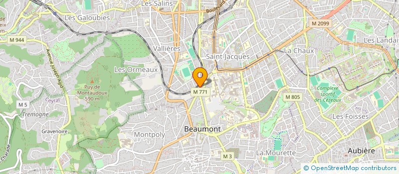 localisation de l'entreprise AUX LAVERIES NAUTILUS  CLERMONT-FERRAND