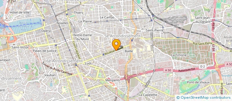 localisation de l'entreprise AUX LIONS D OR BAILLE à MARSEILLE