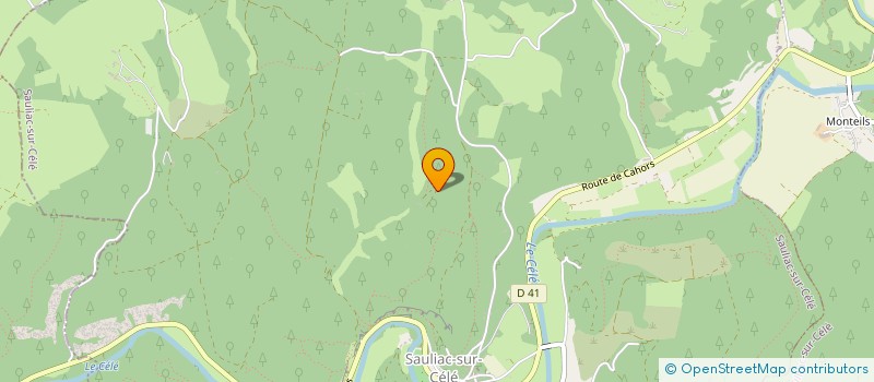 localisation de l'entreprise AUX LODGES DU MAS DE NADAL  SAULIAC-SUR-CELE