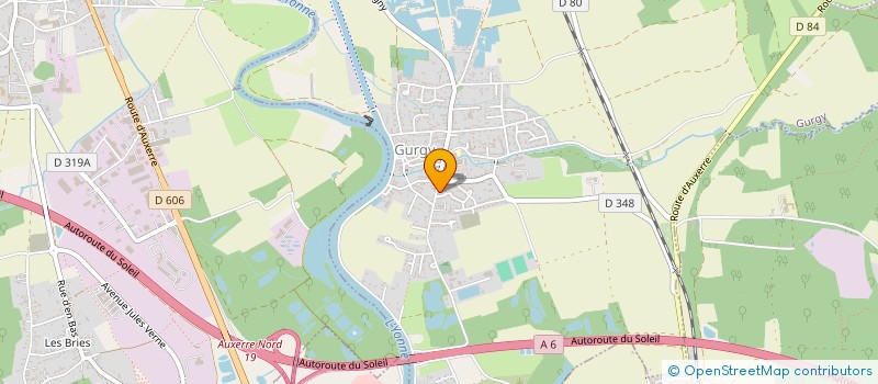 localisation de l'entreprise AUX MAINS COULEUR DE BLE  GURGY