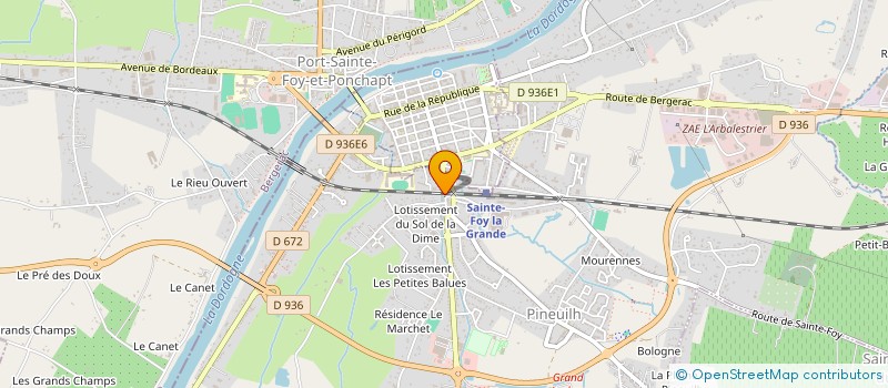 localisation de l'entreprise AUX MAINS CREATIVES  PINEUILH