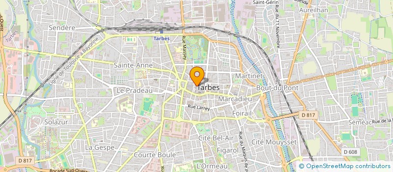 localisation de l'entreprise AUX MAINS DE FEE à TARBES