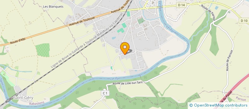 localisation de l'entreprise AUX MAINS DE LYDIA à LISLE-SUR-TARN