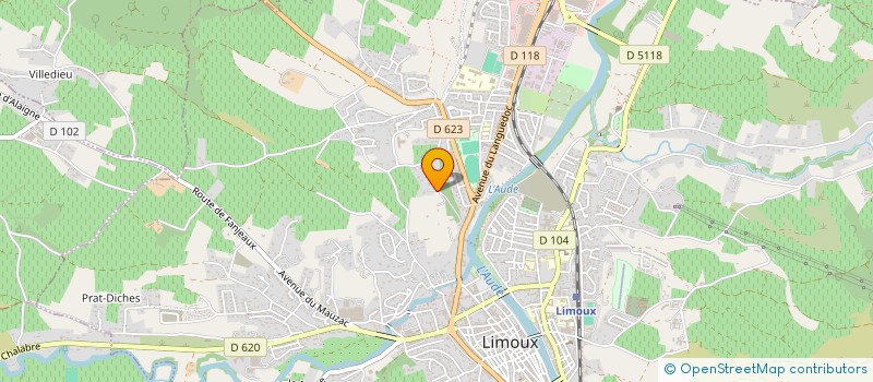localisation de l'entreprise AUX MARCHES DU PALAIS à LIMOUX