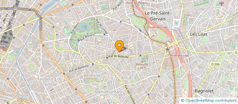 localisation de l'entreprise AUX MARMOTTES  PARIS