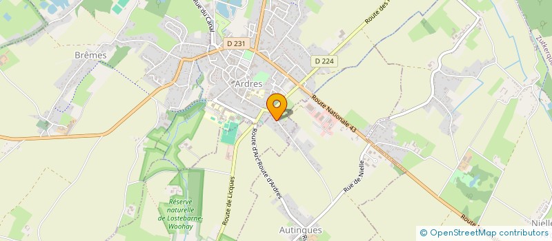 localisation de l'entreprise AUX MARRONNIERS  LOUCHES