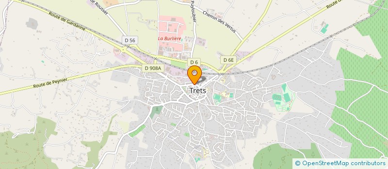 localisation de l'entreprise AUX METS GOURMANDS à TRETS