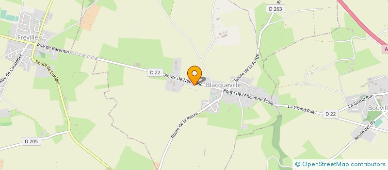 localisation de l'entreprise AUX MEUBLES CAUCHOIS à VALLIQUERVILLE