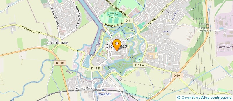 localisation de l'entreprise AUX MILL' VINS à GRAVELINES